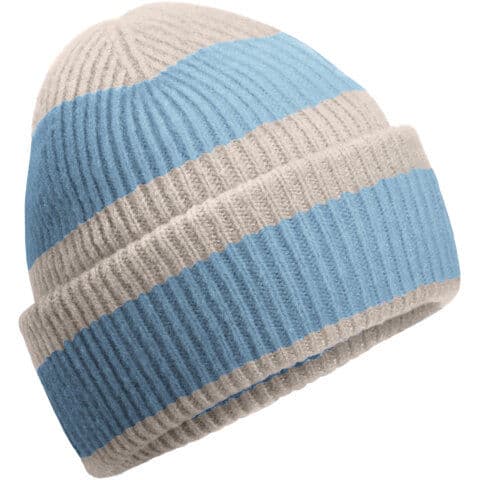 Beechfield Colour Block Beanie — workwear printing Richmond