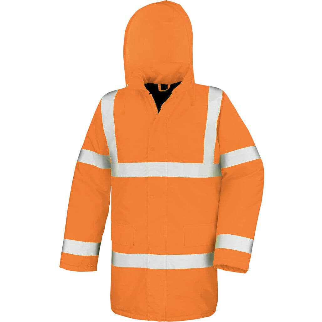 Result  Core Safety High-Viz Coat — workwear printing Richmond