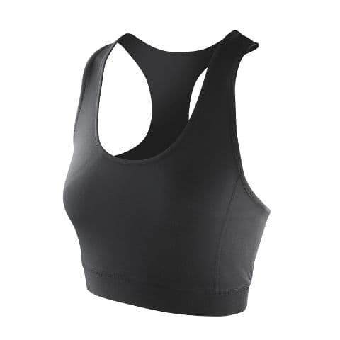 Spiro Softex Crop Top Super Soft Quick Dry Fabric With HighTec Stretch — workwear printing Richmond