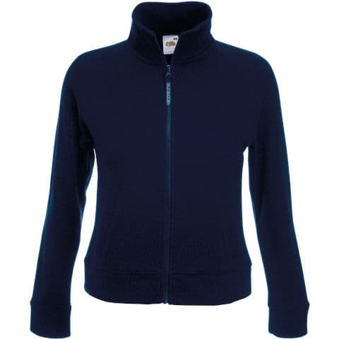 Fruit Of The Loom Lady-Fit Sweat Jacket — workwear printing Richmond