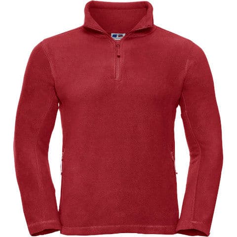 Russell 1/4 Zip Outdoor Fleece — workwear printing Richmond