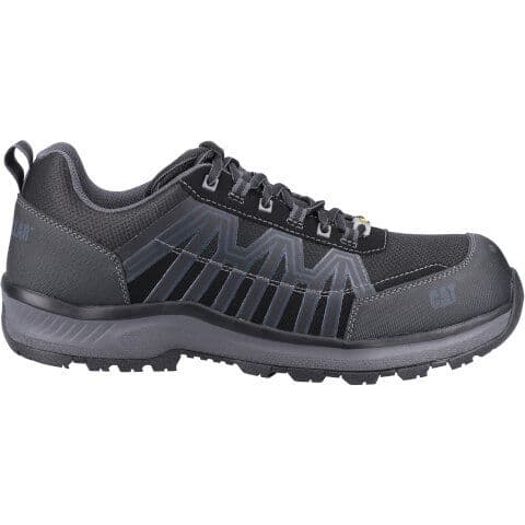 Caterpillar Charge S3 Safety Trainer Black — workwear printing Richmond