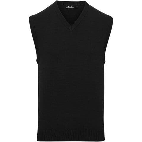 Premier Sleeveless Knitted Sweater — workwear printing Richmond