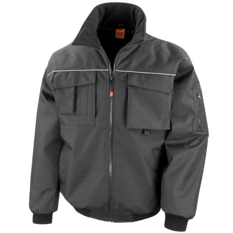 Result Work-Guard Sabre Pilot Jacket — workwear printing Richmond