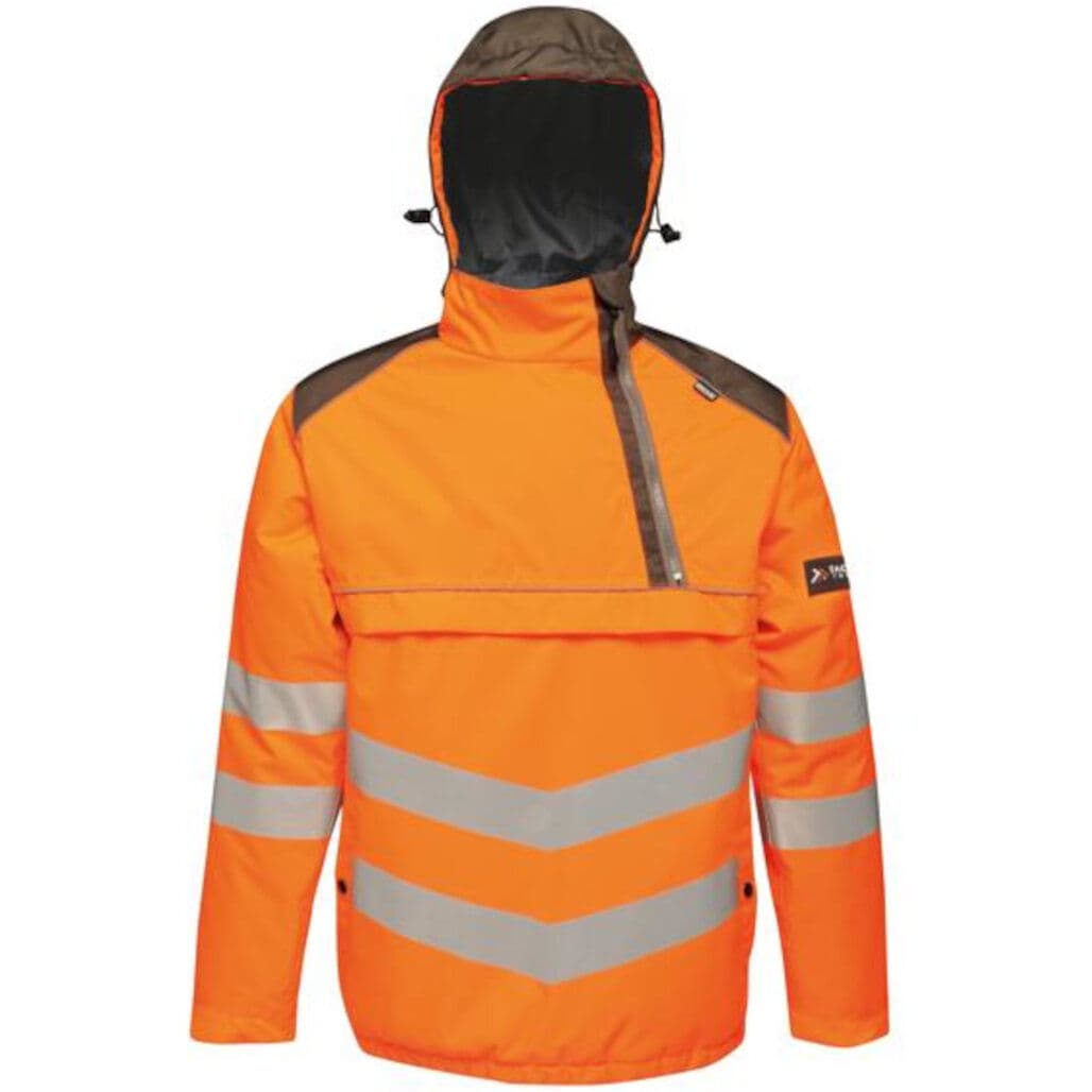 Regatta Men's Hi-Vis Waterproof Insulated Reflective Overhead Bomber Jacket — workwear printing Richmond