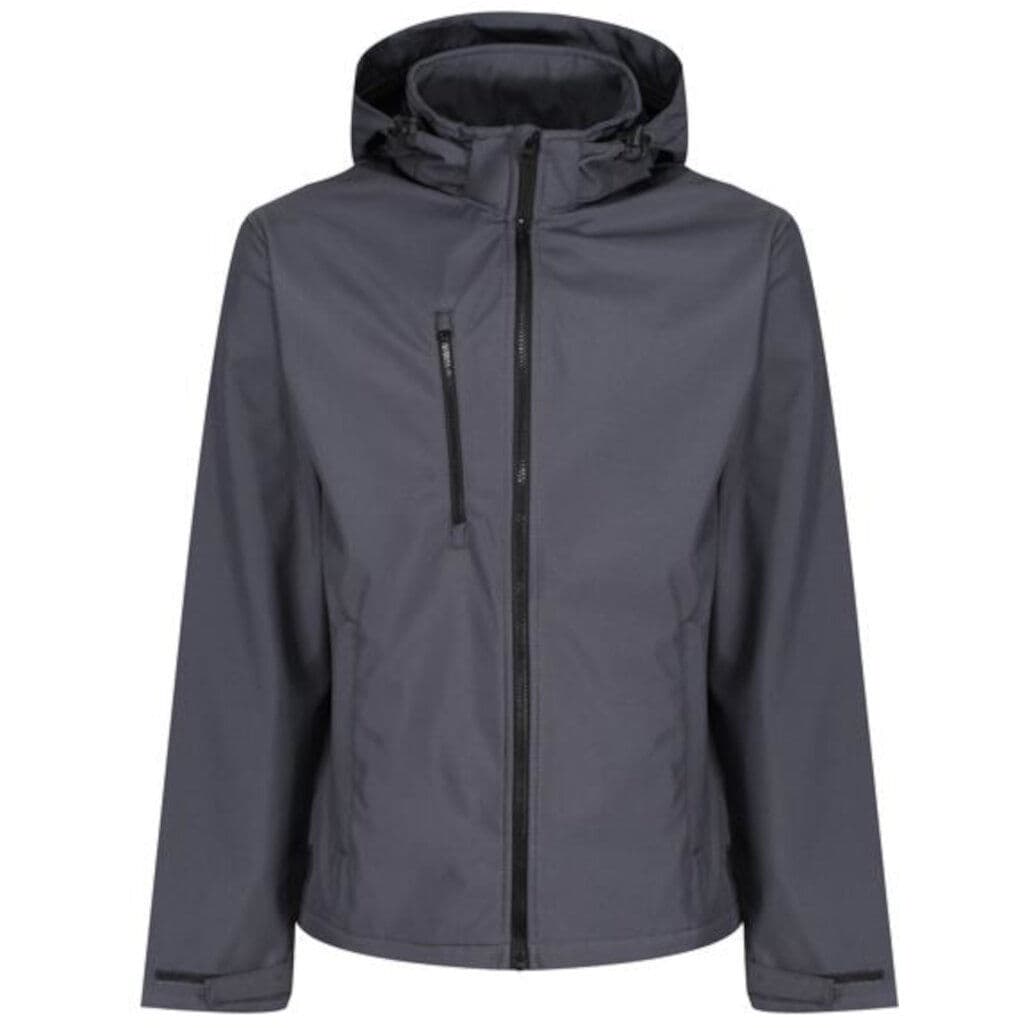 Regatta Men's Venturer 3 Layer Printable Hooded Softshell Jacket — workwear printing Richmond