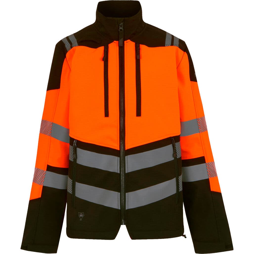 Regatta Men's Hi-Vis X PRO 3 Layer Softshell Jacket - Class 2 — workwear printing Richmond