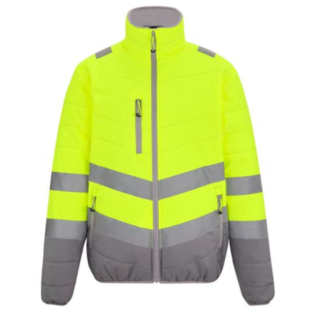 Regatta Men's Hi-Vis Two Tone Thermal Jacket — workwear printing Richmond