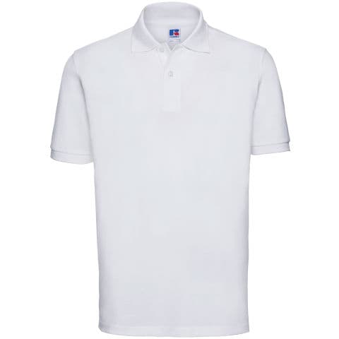 Russell Men's 100% Cotton Polo — workwear printing Richmond