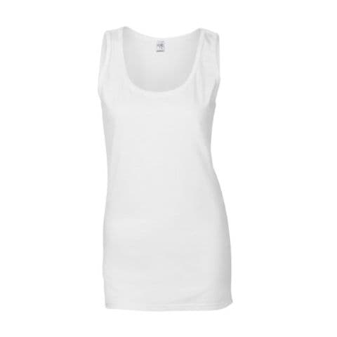 Gildan SoftStyle Ladies Tank Top — workwear printing Richmond