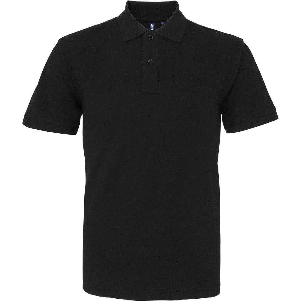 Asquith & Fox Men's Organic Polo — workwear printing Richmond