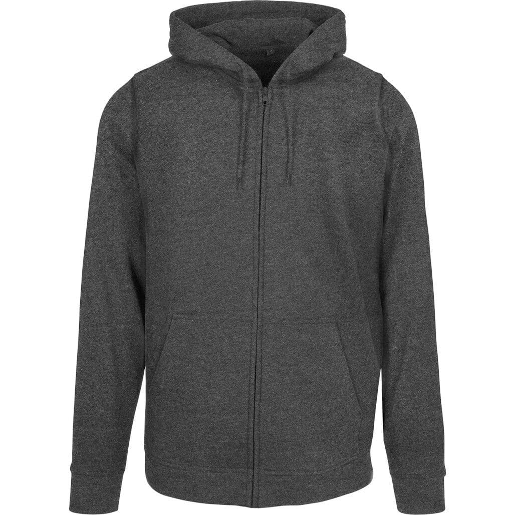 Build Your Brand Basic Zip Hoodie — workwear printing Richmond