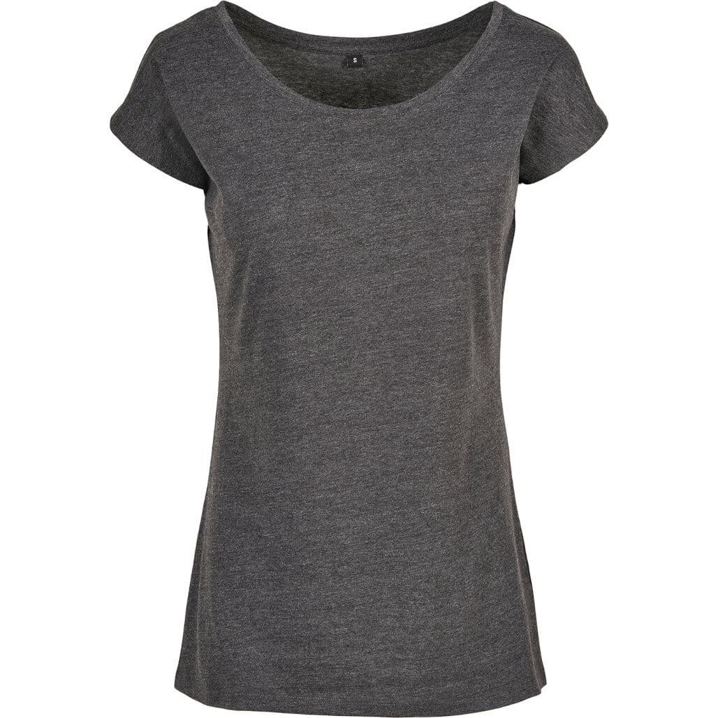 Build Your Brand Basic Women's Wide Neck Tee — workwear printing Richmond