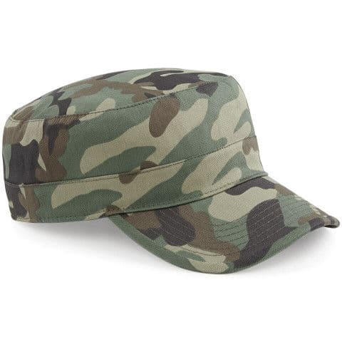 Beechfield Camo Army Cap — workwear printing Richmond