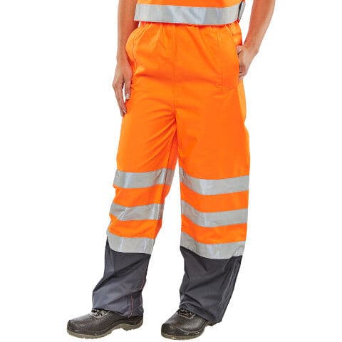 Beeswift Hi-Vis Belfry Trousers — workwear printing Richmond