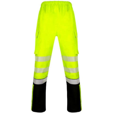 Beeswift Deltic Hi-Vis Overtrouser Two-Tone — workwear printing Richmond