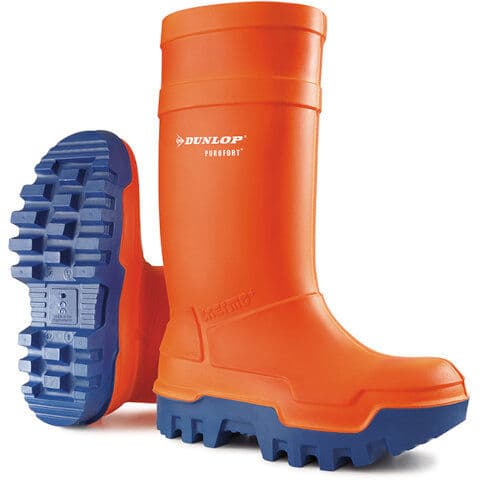 Dunlop Purofort Thermo and Safety Wellington — workwear printing Richmond