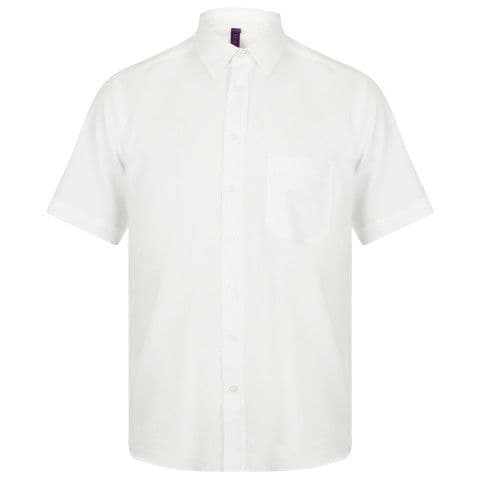 Henbury Wicking Antibacterial Short Sleeve Shirt — workwear printing Richmond