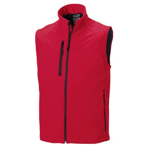 Russell Softshell Gilet — workwear printing Richmond