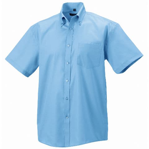 Russell Collection Short Sleeve Ultimate Non-Iron Shirt — workwear printing Richmond