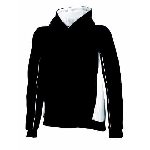 Finden & Hales Kids Contrast Hooded Sweatshirt — workwear printing Richmond