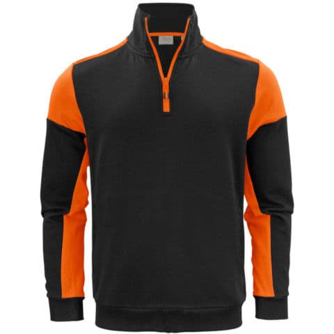 Printer Prime Half Zip Sweatshirt — workwear printing Richmond