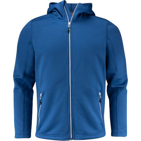 Printer-Red Layback Full Zip Hoodie — workwear printing Richmond