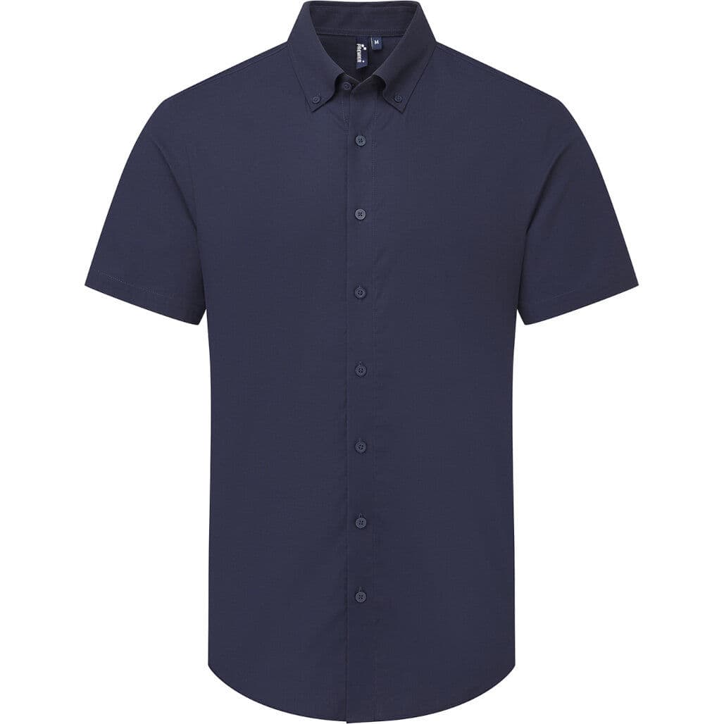 Premier Supreme Oxford Short Sleeve Shirt — workwear printing Richmond