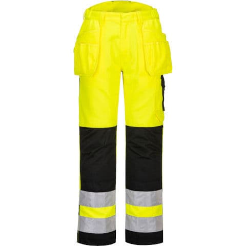 Portwest PW2 Hi Vis Holster Trouser — workwear printing Richmond