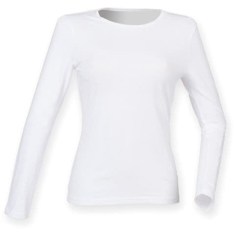 SF Women's Feel Good Long Sleeved Stretch T-shirt — workwear printing Richmond