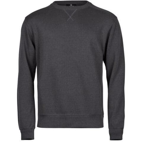 Tee Jays Ribbed Interlock Crewneck Sweatshirt — workwear printing Richmond