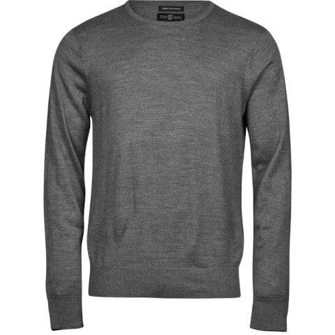 Tee Jays Men's Crew Neck Knitted Sweater — workwear printing Richmond