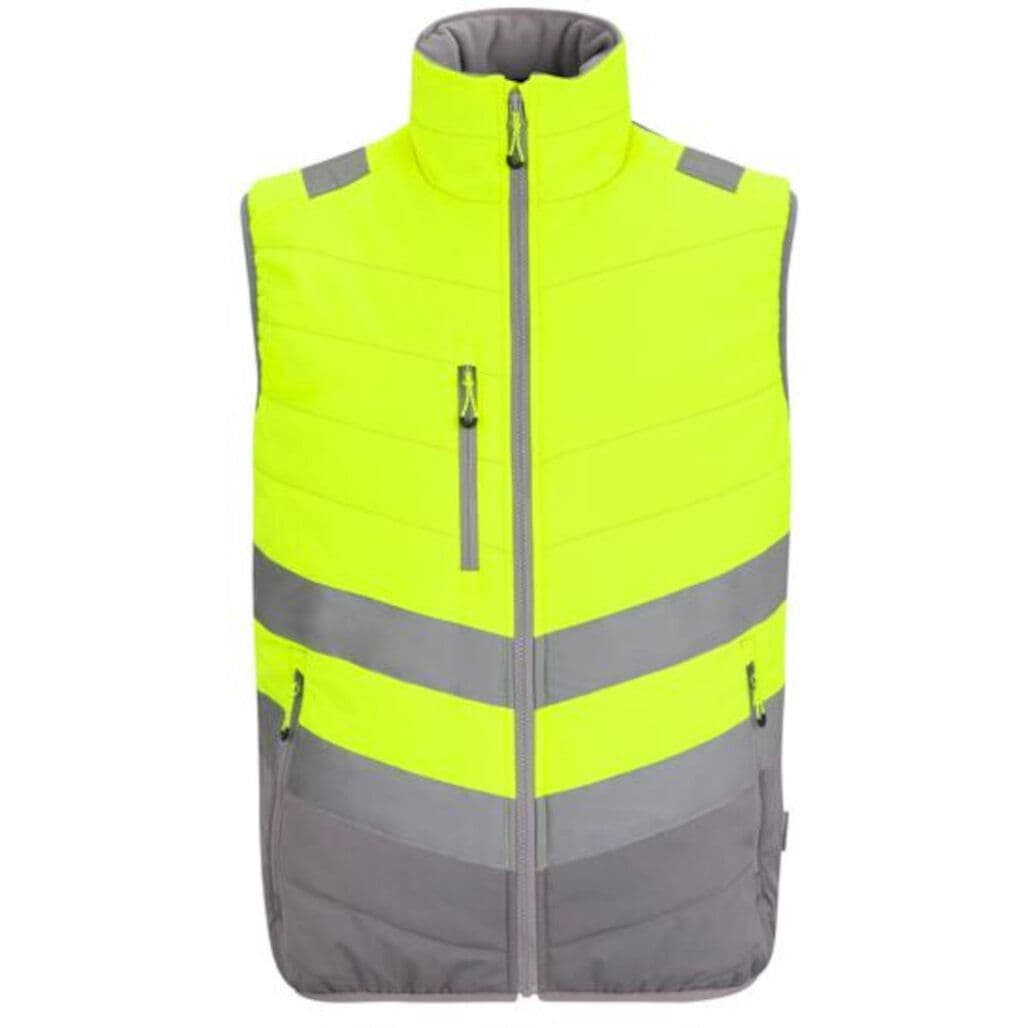 Regatta Men's Hi-Vis Two Tone Thermal Bodywarmer — workwear printing Richmond